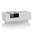 Furniture of America Sydney Modern Wood Storage Coffee Table in White and Black