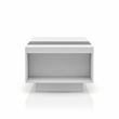 Furniture of America Sydney Modern Wood Storage Coffee Table in White and Black