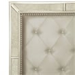 Furniture of America Celina Wood Queen Tufted Panel Bed in Gold Champagne