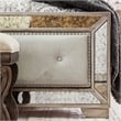 Furniture of America Celina Wood Queen Tufted Panel Bed in Gold Champagne