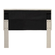 Furniture of America Warscher Fabric King Tufted Platform Bed in Ivory