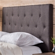 Furniture of America Warscher Fabric California King Tufted Platform Bed in Gray
