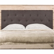 Furniture of America Warscher Fabric California King Tufted Platform Bed in Gray