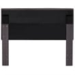 Furniture of America Warscher Fabric King Tufted Platform Bed in Gray