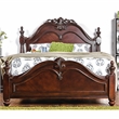 Furniture of America Ruben Traditional Wood California King Poster Bed in Cherry