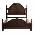 Furniture of America Ruben Traditional Wood Queen Poster Bed in Cherry