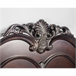 Furniture of America Ruben Traditional Wood Queen Poster Bed in Cherry