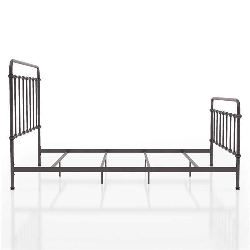 Furniture of America Celinda Metal California King Spindle Bed in Dark Bronze