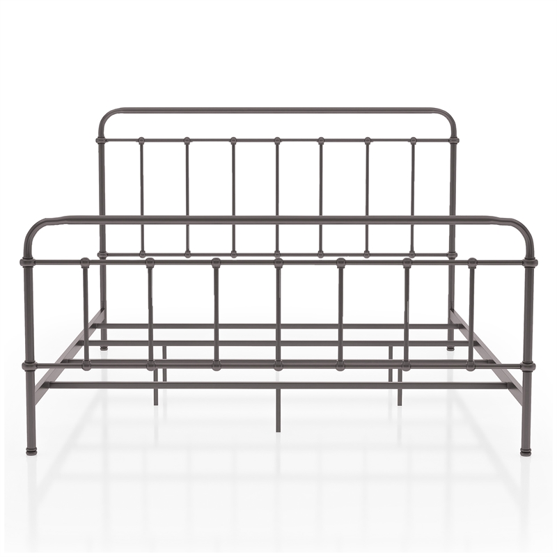 Furniture of America Celinda Metal California King Spindle Bed in Dark Bronze