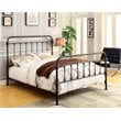 Furniture of America Celinda Metal California King Spindle Bed in Dark Bronze