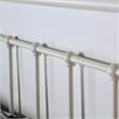 Furniture of America Celinda Metal California King Spindle Bed in Vintage White