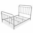 Furniture of America Celinda Metal King Spindle Bed in Vintage White