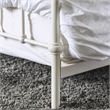 Furniture of America Celinda Metal King Spindle Bed in Vintage White