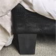 Furniture of America Nicole Faux Leather Full Platform Bed in Black