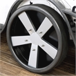 Furniture of America Sainz Metal Twin Racecar Bed in Gun Metal and Silver