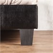 Furniture of America Kylen Faux Leather California King Platform Bed in Black