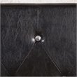 Furniture of America Kylen Faux Leather Full Platform Bed in Black