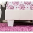 Furniture of America Kylen Faux Leather Twin Platform Bed in White