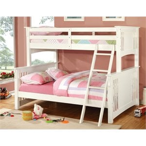 Coaster Wrangle Hill Full Over Full Wood Bunk Bed in Amber Wash ...