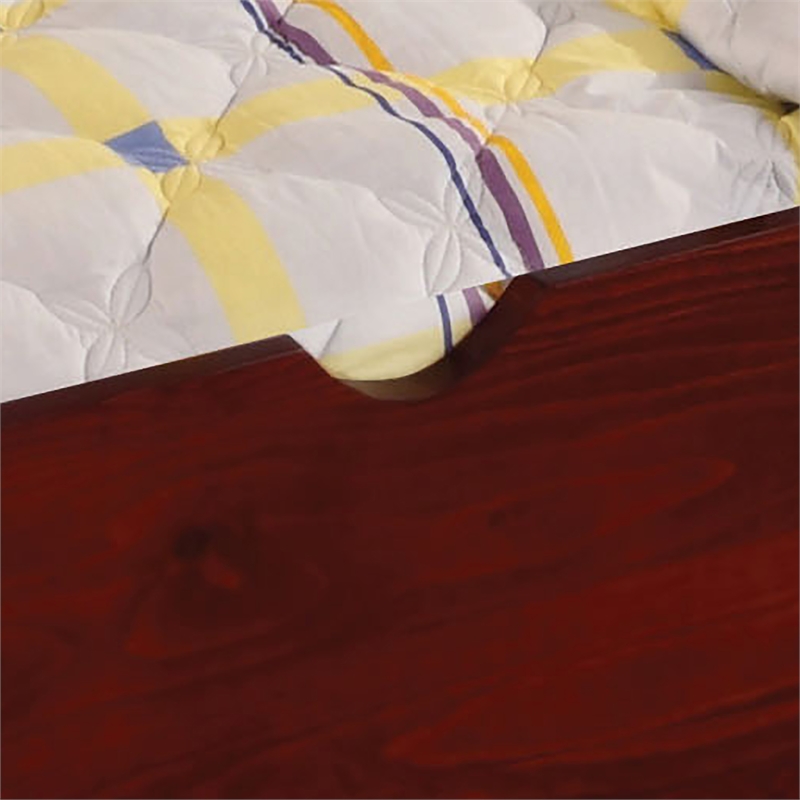 Furniture of America Barnes Transitional Wood Twin Trundle in Cherry