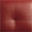 Furniture of America Billie Faux Leather Tufted Sectional in Red