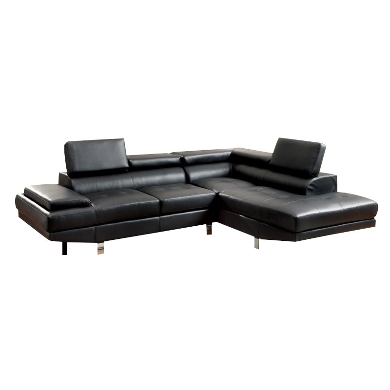 Furniture Of America Jetli Contemporary, Buchannan Faux Leather Sofa Review