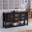 Furniture of America Tellun Contemporary Wood Multi-Storage Buffet in Walnut