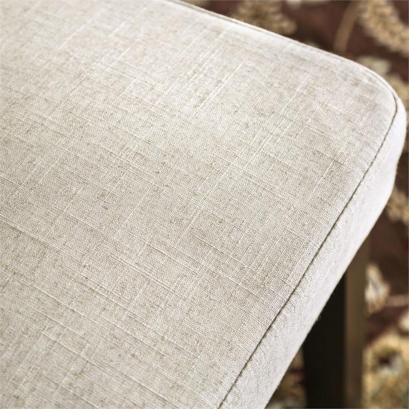 Furniture of America Janna Fabric Padded Dining Chair in Espresso (Set of 2)