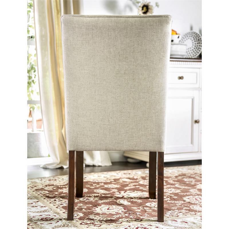 Furniture of America Janna Wood 7Piece Round Dining Set in Espresso Cymax Business