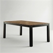 Furniture of America Landon Contemporary Wood Dining Table in Black