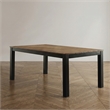 Furniture of America Landon Contemporary Wood Dining Table in Black