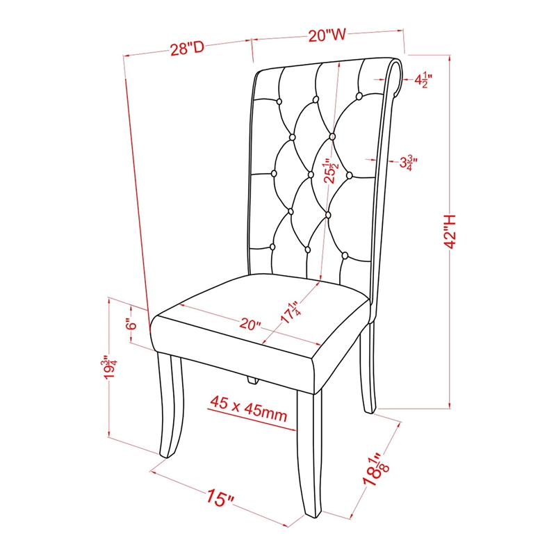 Furniture of America Landon Wood 7-piece Dining Set in Beige and Black
