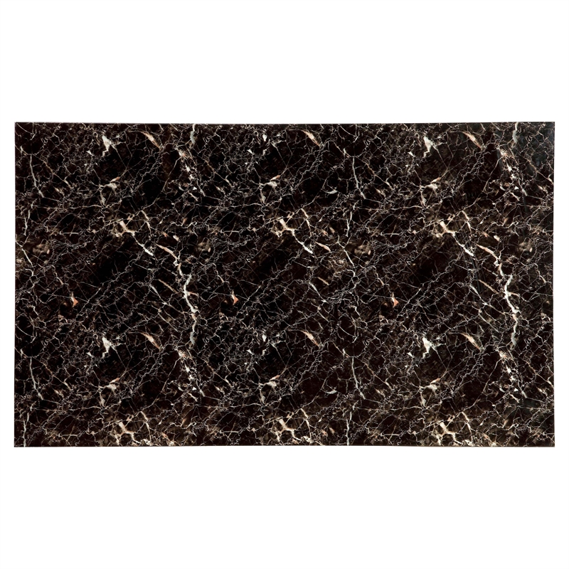 Furniture of America Maxson Transitional Metal 48-Inch Dining Table in Black