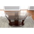 Furniture of America Waverly 7-Piece Wood Oval Dining Set in White