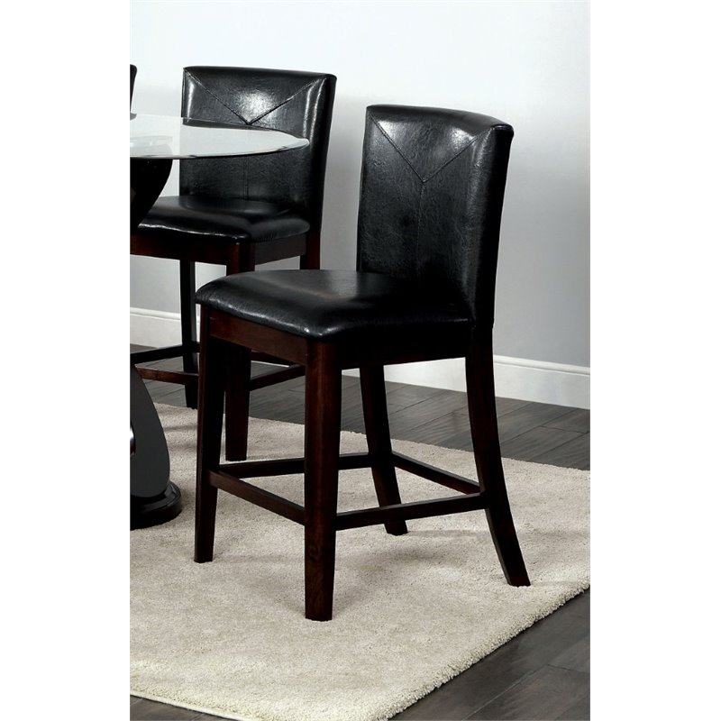  dining dining sets furniture of america lamyra 7 piece counter height