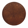 Furniture of America Amersty Round Wood Dining Table in Brown Cherry