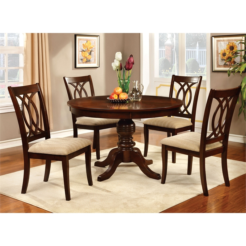 brown cherry dining chairs