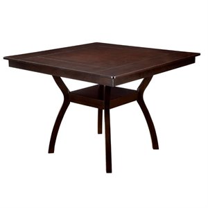 Furniture of America Melott Square Counter Height Dining Table