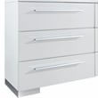 Furniture of America Rayland Wood 6-Drawer Dresser and Mirror in Glossy White