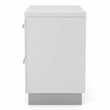 Furniture of America Rayland Solid Wood 2-Drawer Nightstand in Glossy White