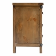 Furniture of America Sesco Cottage Wood 3-Drawer Nightstand in Brown Elm