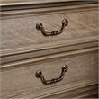 Furniture of America Calpa Solid Wood 5-Drawer Chest in Rustic Natural Tone
