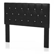 Furniture of America Chasidy Faux Leather Twin Headboard in Brown