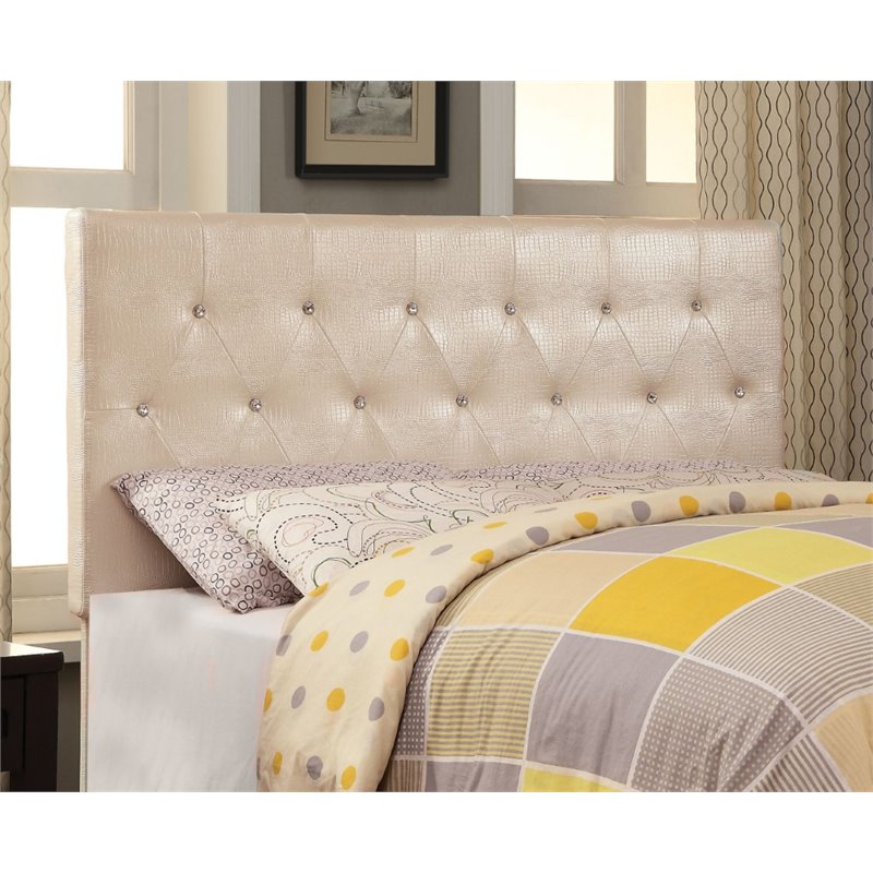 Furniture Of America Chasidy Full Queen Faux Leather Headboard Idf Furniture Of America Chasidy Full Queen Faux Leather Headboard Idf 7794wh Hb Fq