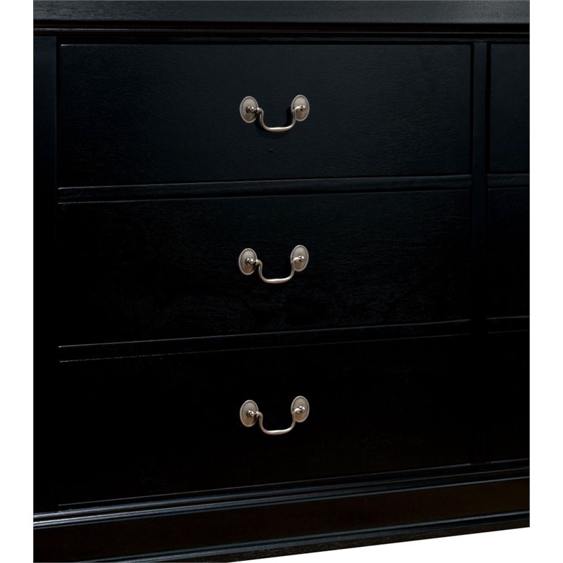 Furniture Of America Brodus 6 Drawer Dresser And Mirror Set In