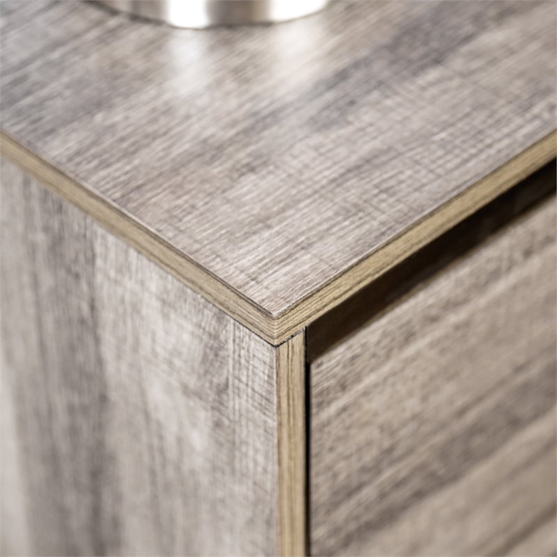 Furniture of America Charlsie Solid Wood 2-Drawer Nightstand in Antique Gray