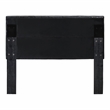 Furniture of America Kylen Faux Leather Full/Queen Headboard in Black