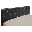 Furniture of America Kylen Faux Leather Full/Queen Headboard in Black