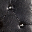 Furniture of America Kylen Faux Leather Full/Queen Headboard in Black