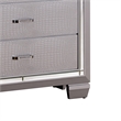 Furniture of America Rachel Contemporary Solid Wood 5-Drawer Chest in Silver